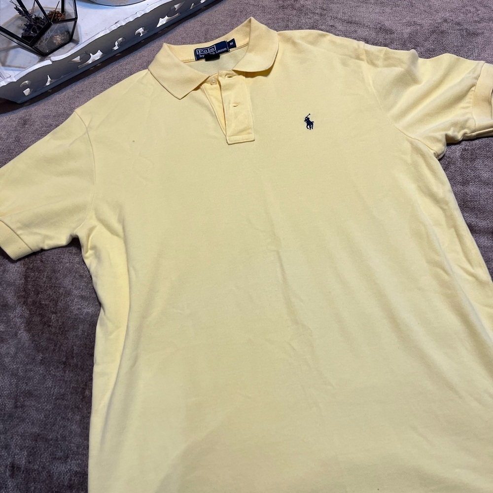 Polo by Ralph Lauren Yellow Collared Shirt- Size Medium